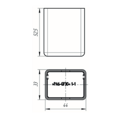 Ф57.800.071 Корпус для вилки Ф5.3723.005