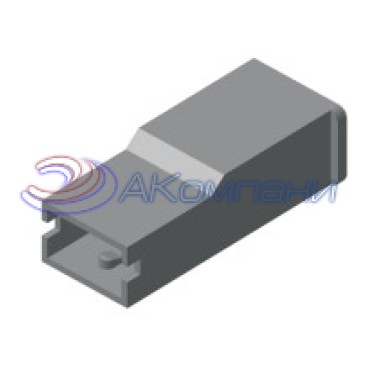 Ф57.830.020 Колодка гнездовая 1-контактная 6,3 мм под контакт Ф57.732.044 (Аналог АМР 154719-01)