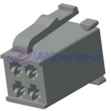 Ф57.830.046 Колодка гнездовая 4-контактная для регулятора освещенности под контакты AMP