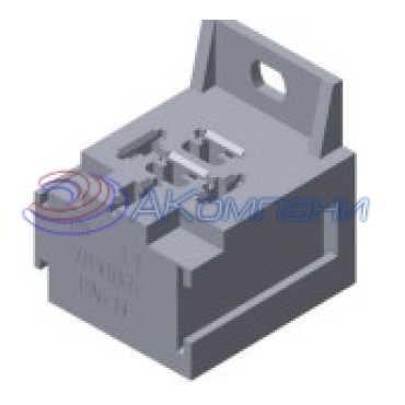 Ф57.830.065 Колодка реле гнездовая 5-контактная 6,3 мм
