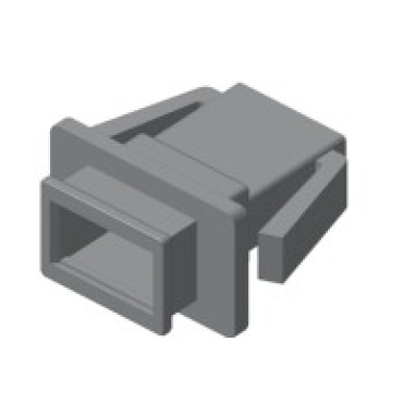 Ф57.830.069 технамид черн. Колодка 2 конт. 2,8 мм.