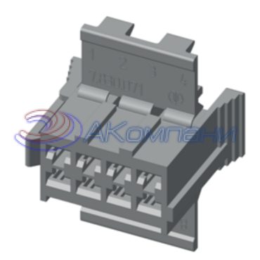 Ф57.830.071-03 Колодка гнездовая 8 контактов (аналог AMP 927365-1)