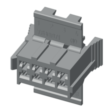 Ф57.830.071-03 Колодка гнездовая 8 контактов (аналог AMP 927365-1)