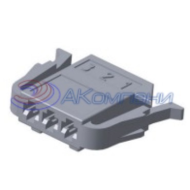 Ф57.830.073 Колодка гнездовая 3-контактная технамид (аналог АМР 1-92589)