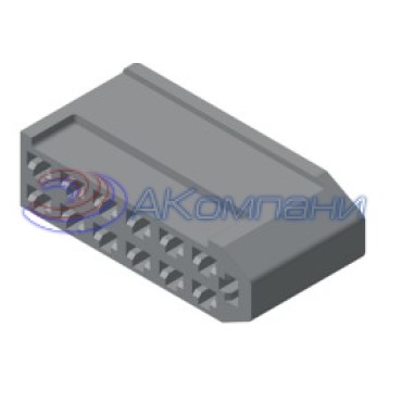 2108-3724365 Колодка гнездовая 13-контактная 2,8 мм под контакт 2108-3724391