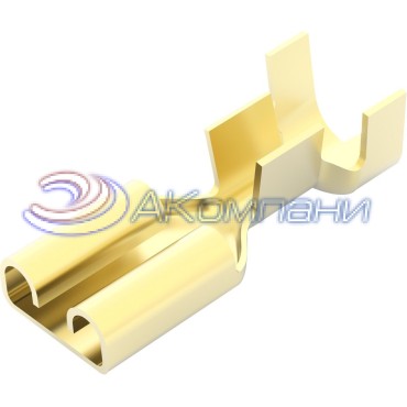 60249-1 Контакт гнездо FASTON 250, 6.35mm x 0.81mm 12-16 AWG