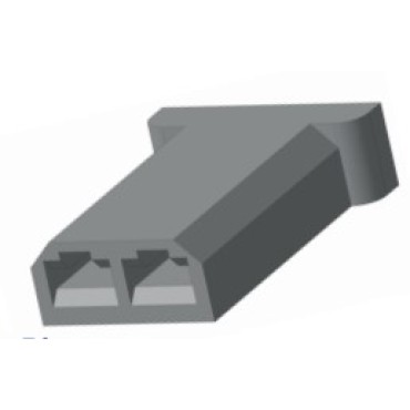 Колодка 2 конт. 2,8 мм  (604202, 45 7373 9025) 2108-3724376