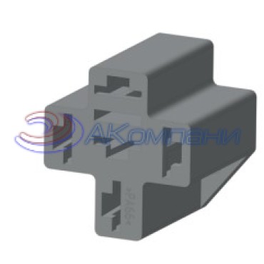 2121-3724061 Колодка гнездовая 5-контактная 6,3мм (ОКП 45 7373 9016, 607605)