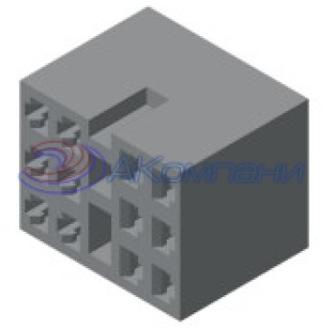 2108-3724564 Колодка гнездовая 12-контактная 2,8мм, под кнопочный выключатель (ОКП 45 7373 9026, 608212)