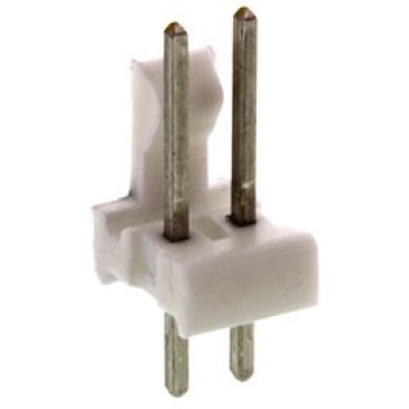 Разъем типа плата-провод вертикальный MTA-100, гнездо 2.54 мм 2 контакта 640456-2 Tyco Electronics