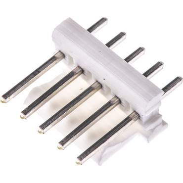 Разъем типа плата-провод вертикальный MTA-100, гнездо 2.54 мм 5 контактов 640456-5 Tyco Electronics