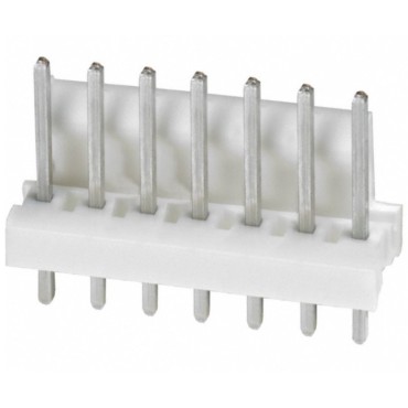 Разъем типа плата-провод вертикальный MTA-100, гнездо 2.54 мм 7 контактов 640456-7 Tyco Electronics