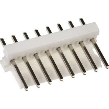 Разъем типа плата-провод вертикальный MTA-100, гнездо 2.54 мм 8 контактов 640456-8 Tyco Electronics