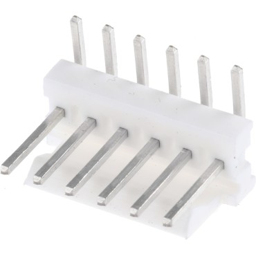 Разъем типа плата-провод угловой MTA-100, гнездо 2.54 мм 6 контактов 640457-6 Tyco Electronics