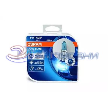 Галогенная Лампа Н 1 12V 55W +20% яркости COOL BLUE INTENSE OSRAM 