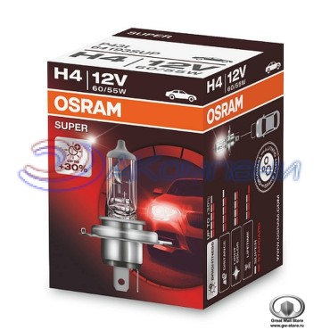 Галогенная Лампа Н 4 12v  60/55w +30% яркости OSRAM