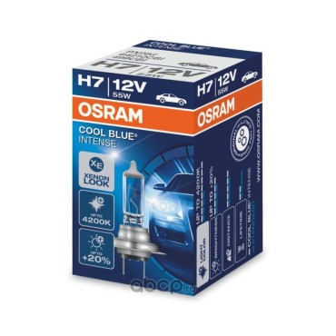 Галогенная Лампа Н 7 12v 55w COOL BLUE INTENSE OSRAM
