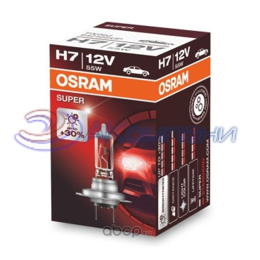 Галогенная Лампа Н 7 12v 55w +30% яркости OSRAM