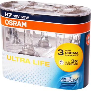 Галогенная Лампа Н 7 12V 55W увелич. срок службы UlLTRA LIFE OSRAM