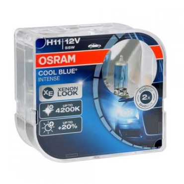 Галогенная Лампа Н 11 12V 55W +20% яркости COOL BLUE INTENSE OSRAM