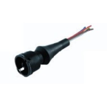 СЦАЗ-2-6(В)СБ6 Колодка соединит. задн. фонаря "Газель"(тент.), МАЗ, КАМАЗ (герметич., вилка в сборе с проводом)