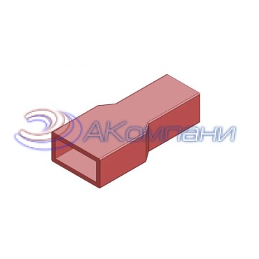 730242013-3 Изолятор 6,3 красный