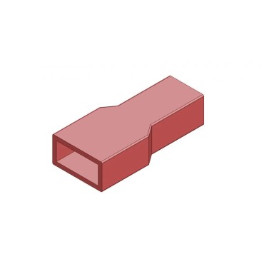 730242013-3 Изолятор 6,3 красный