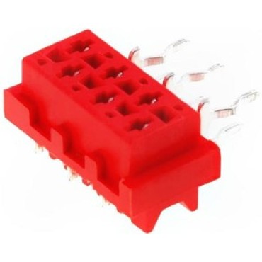 7-215464-8, Разъем штекер типа плата-плата, 1.27 мм, 8 контактов, Серия Micro-MaTch, Сквозное Отверстие