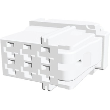 7-968970-1 Корпус автомобильного разъема AMP MCP 2.8, вилка 6 контактов натуральный