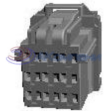 7-968971-1 Корпус разъема MCP 2.8 вилка "мама" 9 контактов белый