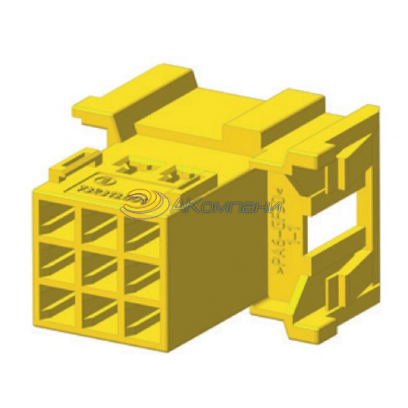 КДПА.732313.004 Колодка гнездовая 2,8мм, желтая (аналог колодки TYCO Electronics (1-967626-1)