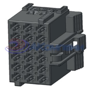 КДПА.732313.013 Колодка гнездовая 18-контактная 2,8мм, серая (аналог Tyco 1-967624-1)