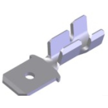 СЦНК.757473.042 Клемма штыревая 6,3мм сечение 0,75-2,0мм2, аналог АМР 63761-1