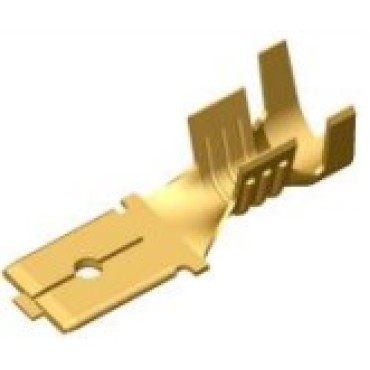 СЦНК.757473.501.01.00 Клемма штыревая 6,3мм сечение 0,5-1,0мм2, аналог АвтоВАЗ 1/02501-1