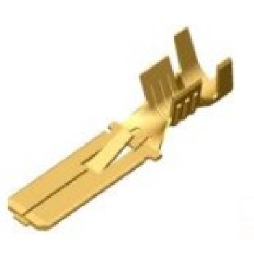 СЦНК.757473.506.00.00 Клемма штыревая с замком 6,3мм сечение 0,5-1,0/1,25-2,5/2,5-4,0/4,0-6,0мм2, аналог АвтоВАЗ 1/02506, АМР 160450