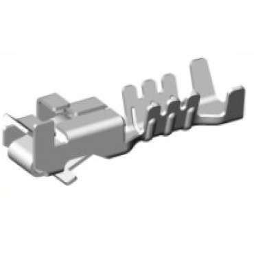 СЦНК.757474.063 Клемма гнездовая с замком 2,8мм сечение 0,5-1,75мм2, аналог Delphi12077939