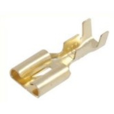 СЦНК.757474.505.00.00 Клемма гнездовая с замком 6,3мм сечение 0,5-1,0/1,25-2,5/2,5-4,0/4,0-6,0мм2, аналог АвтоВАЗ 1/02505