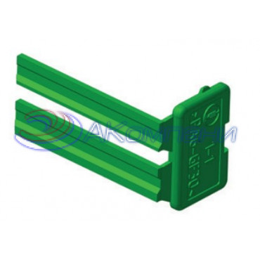 КДПА.757537.008-02 Фиксатор для колодки 21мм, Зеленый (аналог изделий TYCO Electronics (967632-1)