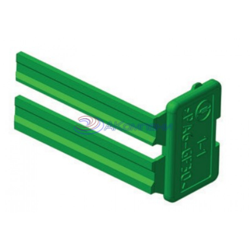 КДПА.757537.008-02 Фиксатор для колодки 21мм, Зеленый (аналог изделий TYCO Electronics (967632-1)