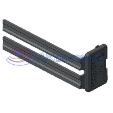 КДПА.757537.008-04 Фиксатор для колодки 31мм, серый (аналог TЕ Connectivity 967634-1)