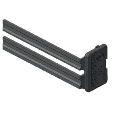 КДПА.757537.008-04 Фиксатор для колодки 31мм, Серый (аналог изделий TYCO Electronics (967634-1)