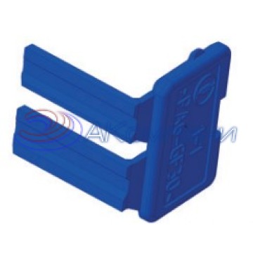 КДПА.757537.008 Фиксатор для колодки 11мм, синий (аналог TЕ Connectivity 968271-1)