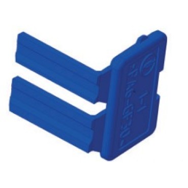 КДПА.757537.008 Фиксатор для колодки 11мм, синий (аналог изделий TYCO Electronics (968271-1)