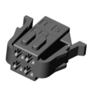 СЦНК.757555.029 Колодка гнездовая 4-х контактная аналог АМР 1-929620-1