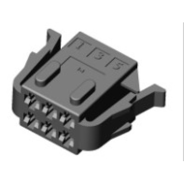 СЦНК.757555.030 Колодка гнездовая 6-ти контактная аналог АМР 1-929621-1