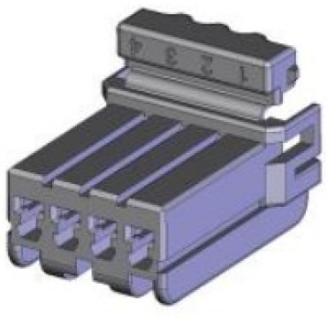 СЦНК.757555.165 Колодка гнездовая 4-х контактная аналог AМР 174922-2