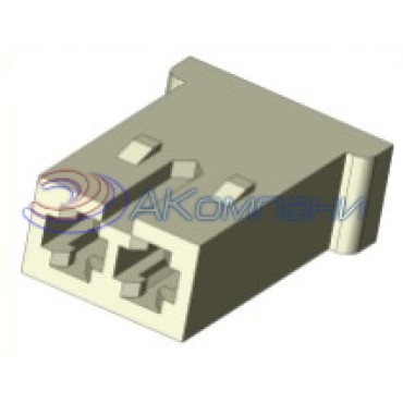 2108-3724353-01 (9038) Колодка гнездовая 2-х контактная 2,8мм