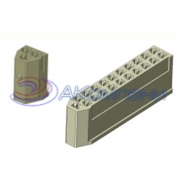2108-3724355 (9045-01) Колодка гнездовая 3-х контактная 2,8мм