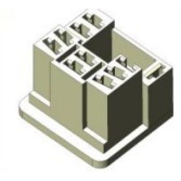 СЦНК.757555.501.08.01 Колодка гнездовая 10-ти контактная 6,3мм аналог АвтоВАЗ 2108-3724501