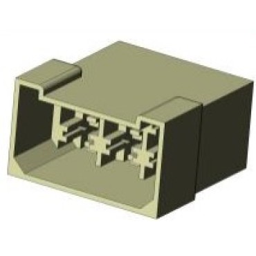 СЦНК.757555.504.00.00 Колодка штыревая 6-ти контактная 6,3мм аналог АвтоВАЗ 1/20504, АМР 180906